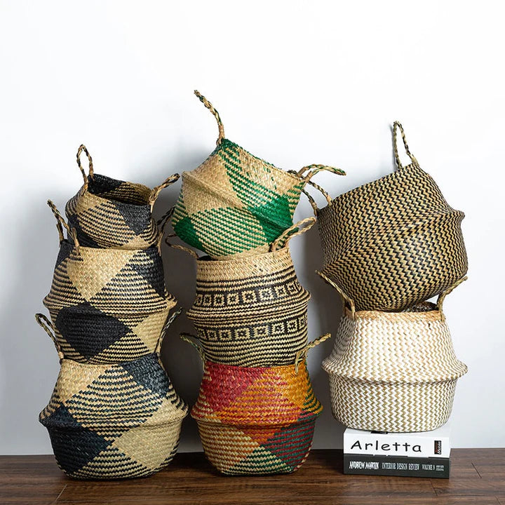 Handmade Hanging Flowerpot – Woven Plant Basket